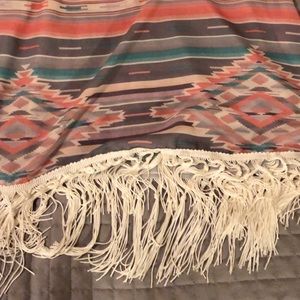 Aztec Tank with Fringe Detail